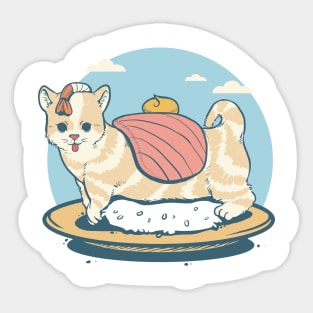 sushi cat Sticker